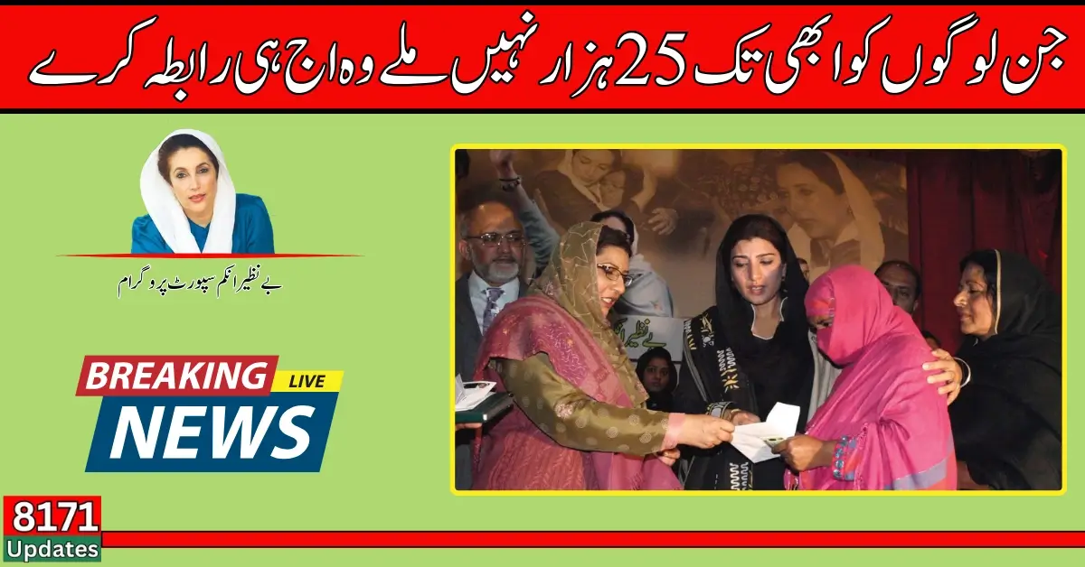 8171 Ehsaas Program 25000 Cnic Check Online